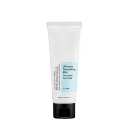 COSRX Ultimate Nourishing Rice Overnight Spa Mask, 60 ml - naktinė veido kaukė-kremas 60ml